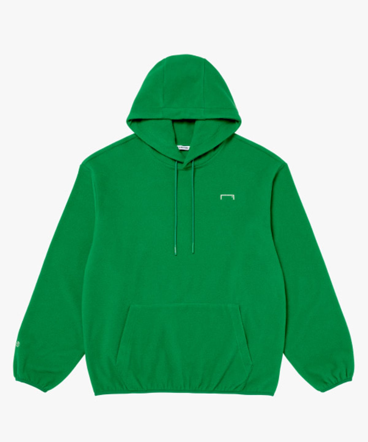 골스튜디오(GOALSTUDIO) ESSENTIAL EMBROIDERY FLEECE HOODIE-GREEN