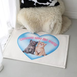 펫 러버 단모 극세사  발매트 2종