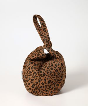 Dumpling wrist bag - Leopard