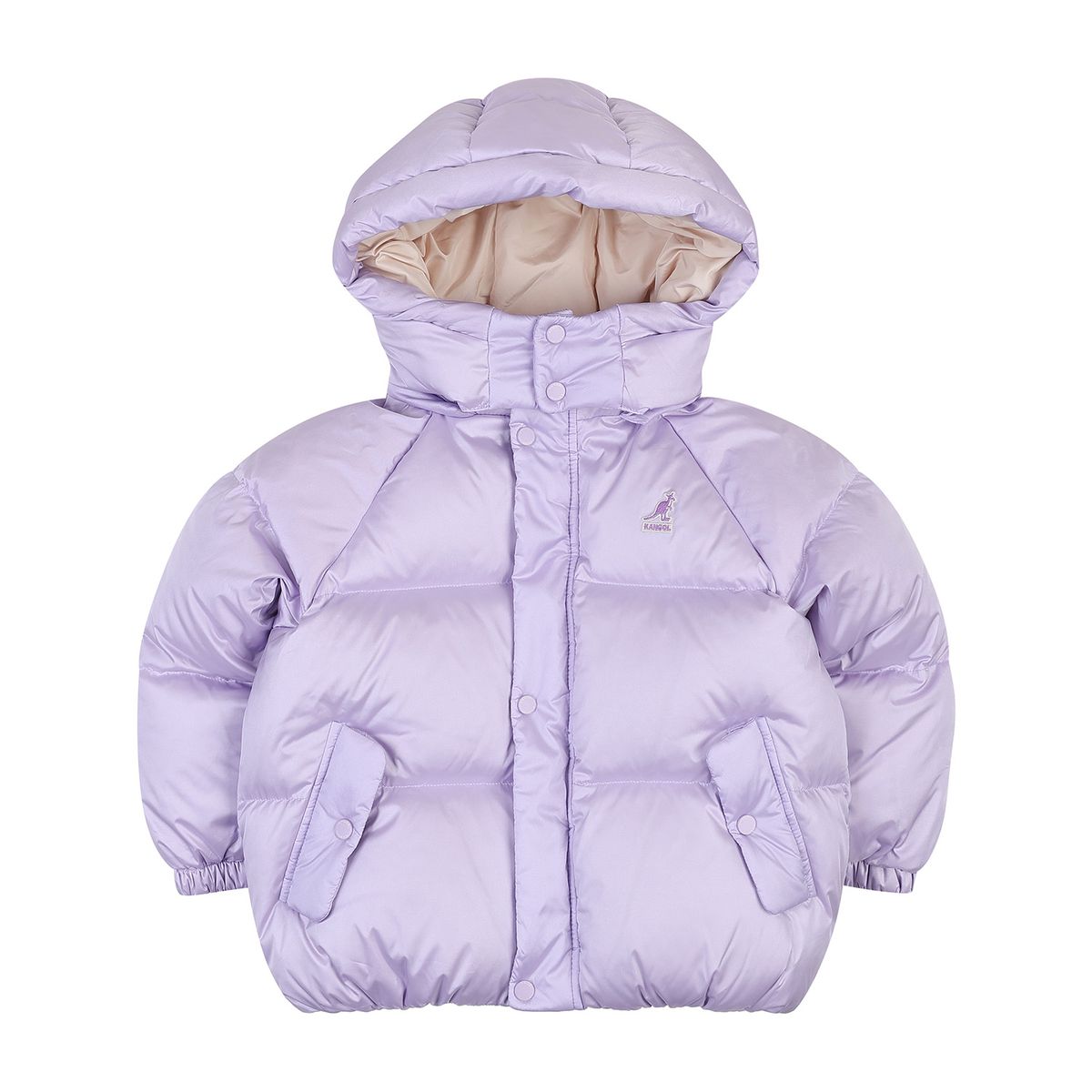 캉골키즈(KANGOL KIDS) 벌룬 핏 숏 푸퍼 다운 QD 2008 라벤더