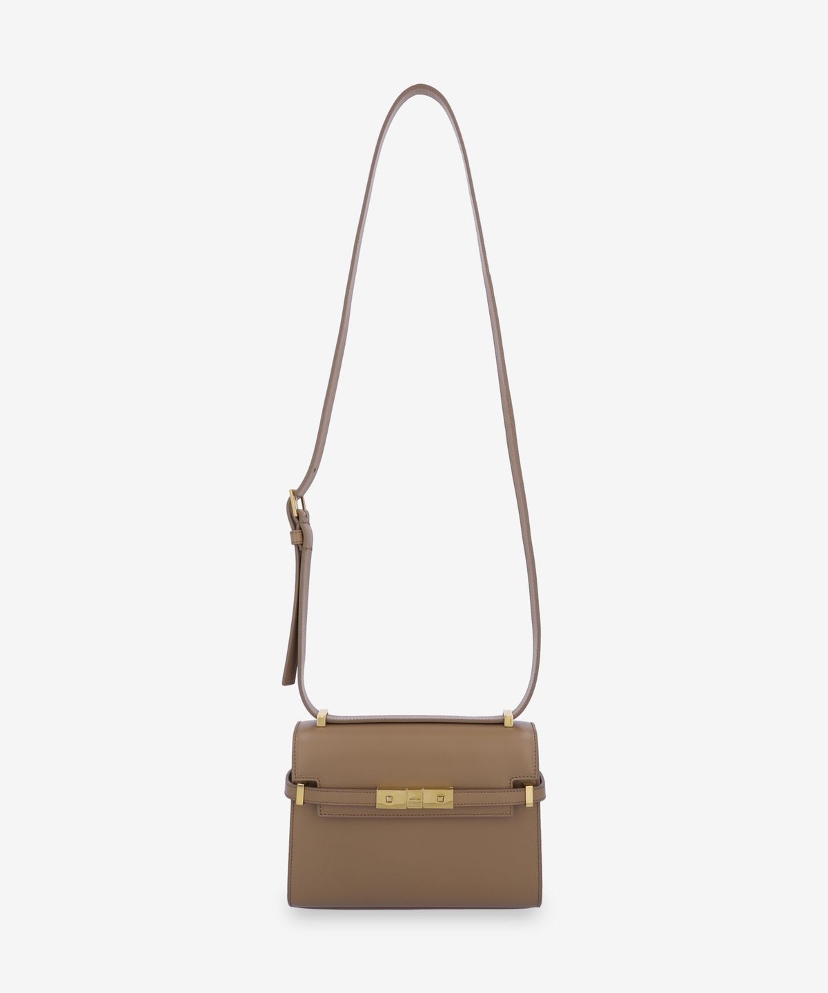 생로랑(SAINT LAURENT) 미니 맨하탄 숄더백 - 네추럴 탄 / 7277660SX0W2357