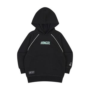 파이핑 디테일 레터 포인트 후디 QD 0002 블랙