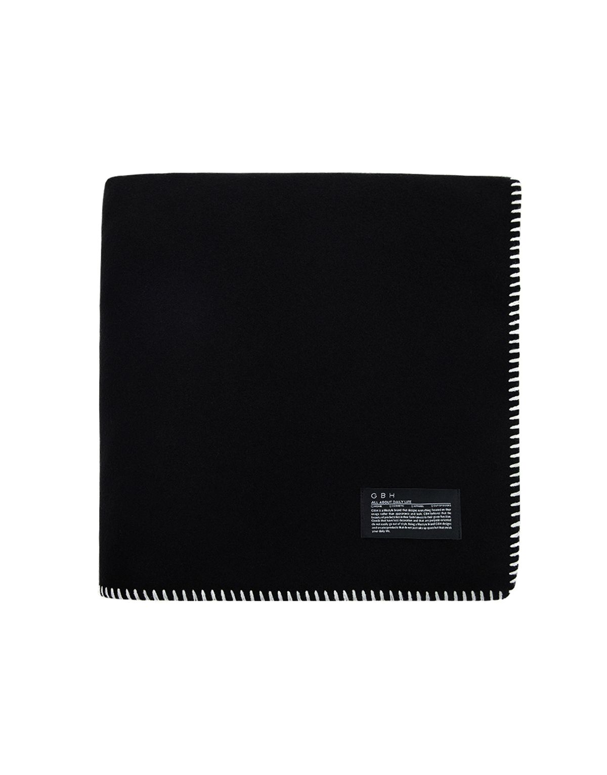 지비에이치 홈(GBH HOME) BLANKET BLACK 블랭킷 담요