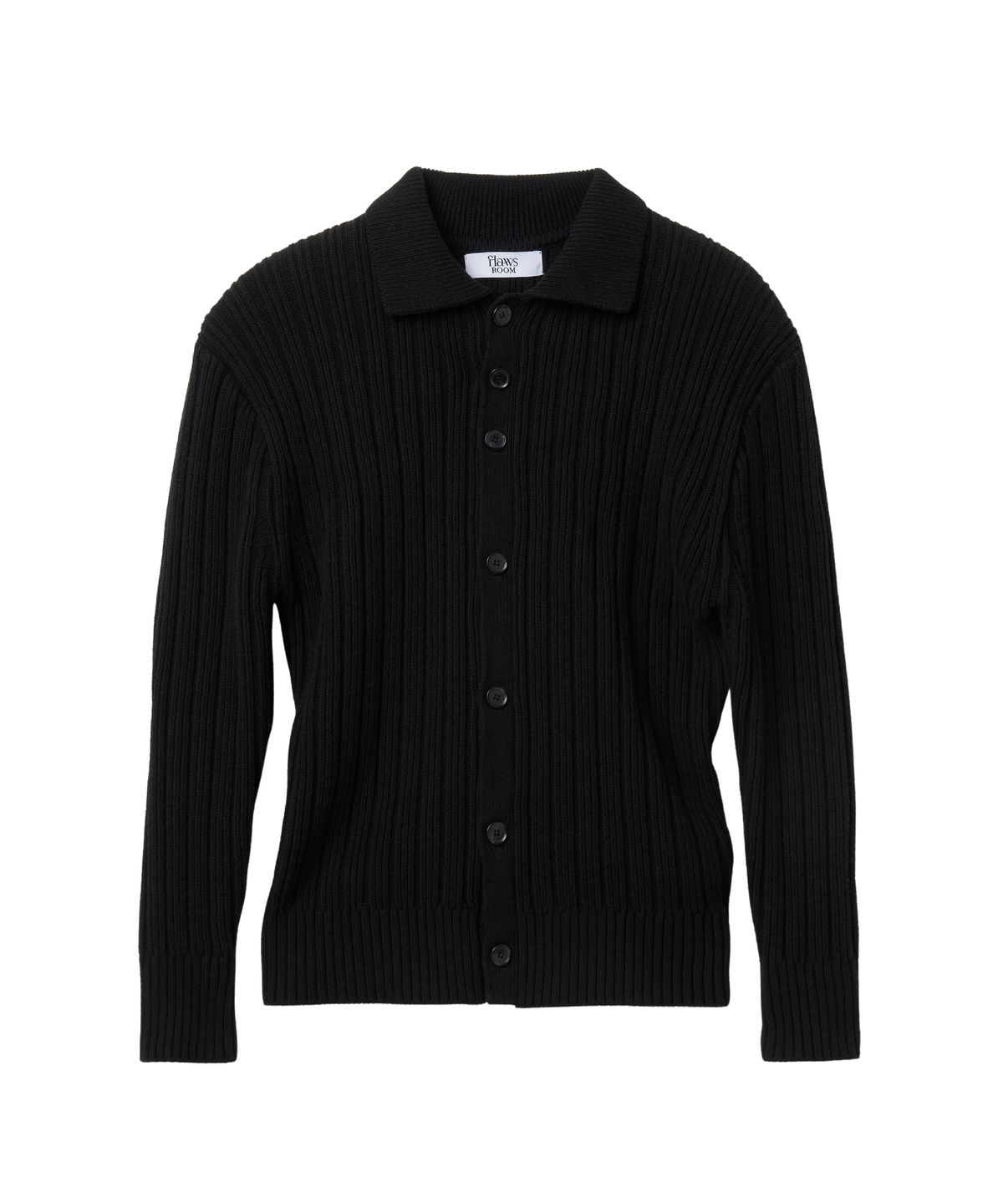 플로즈룸(FLAWSROOM) 3Button Ribbed Cardigan
