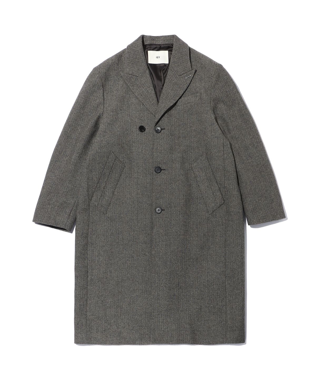 이에이(IEY) OVERSIZED SINGLE COAT Brown