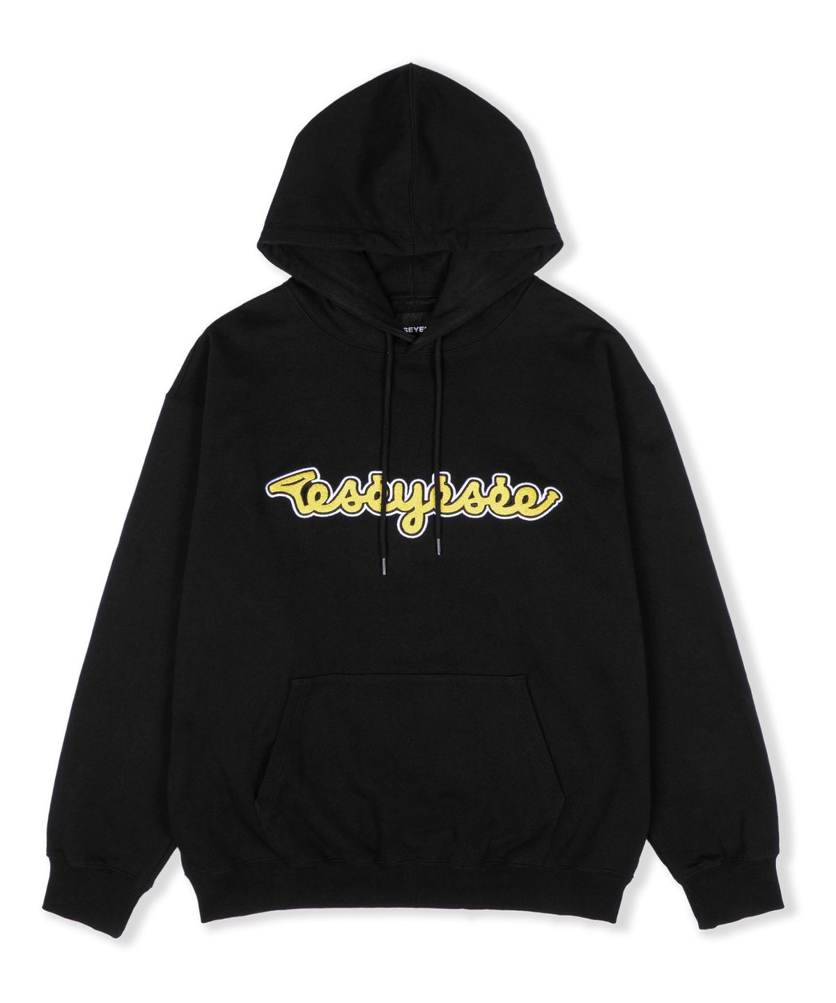 예스아이씨(YESEYESEE) WID x Y.E.S Trumpet Logo Hoodie Black
