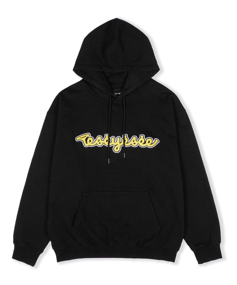 WID x Y.E.S Trumpet Logo Hoodie Black