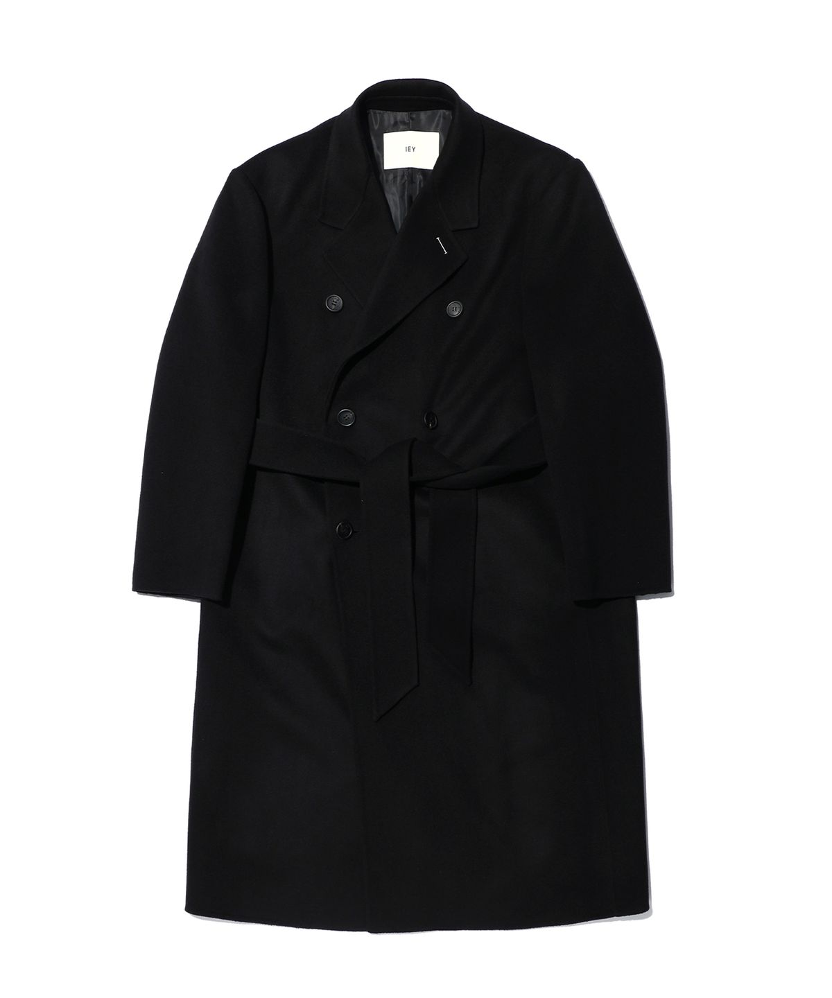이에이(IEY) HANDMADE DOUBLE COAT Black
