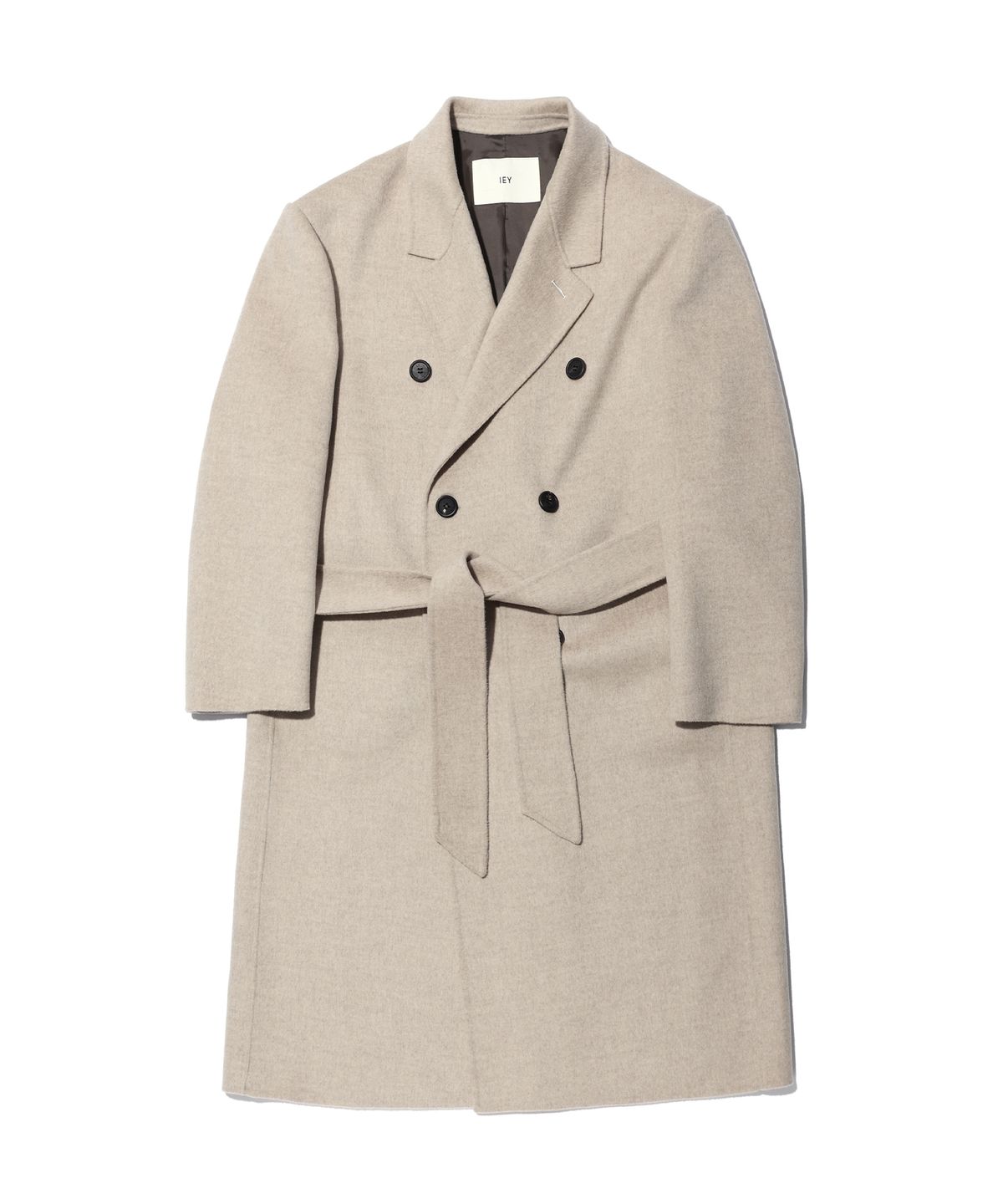 이에이(IEY) HANDMADE DOUBLE COAT Beige