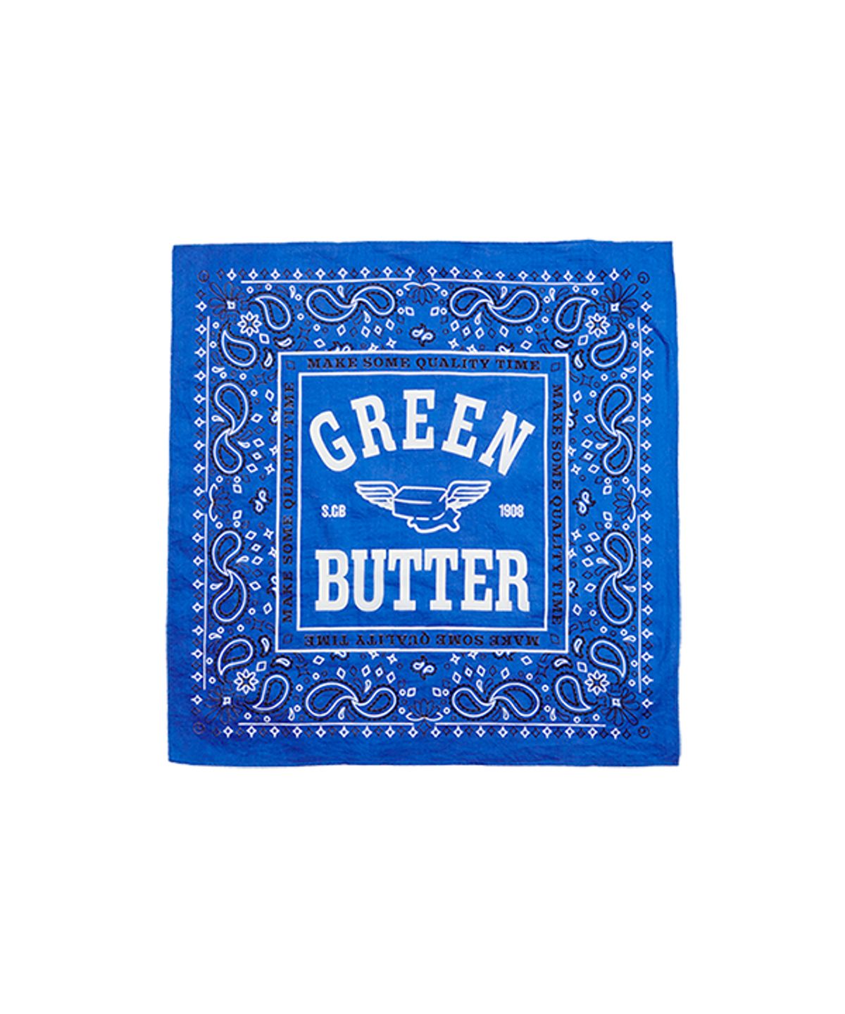 그린버터(GREENBUTTER) Butter Wing Bandana (Blue)