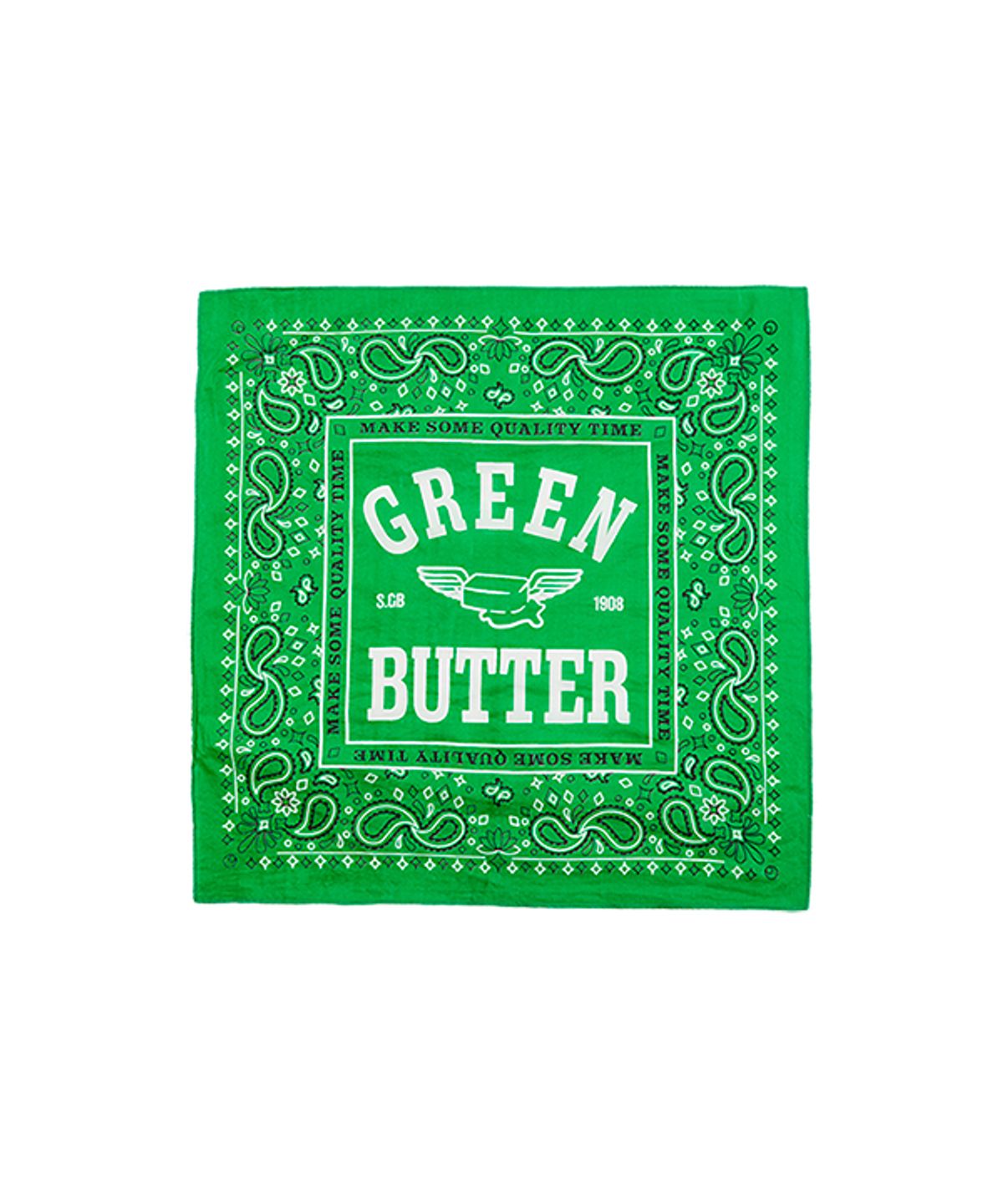 그린버터(GREENBUTTER) Butter Wing Bandana (Green)