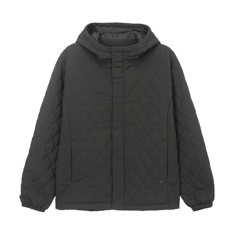 코지 경량 패딩 후드 자켓2 Charcoal Brown