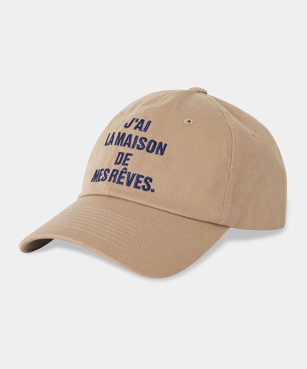 【MAISON MINED】24FW★ LA MAISON DE MES REVES BALL CAP MAISON MINED】24FW☆ LA MAISON DE MES REVES BALL CAP (MAISON