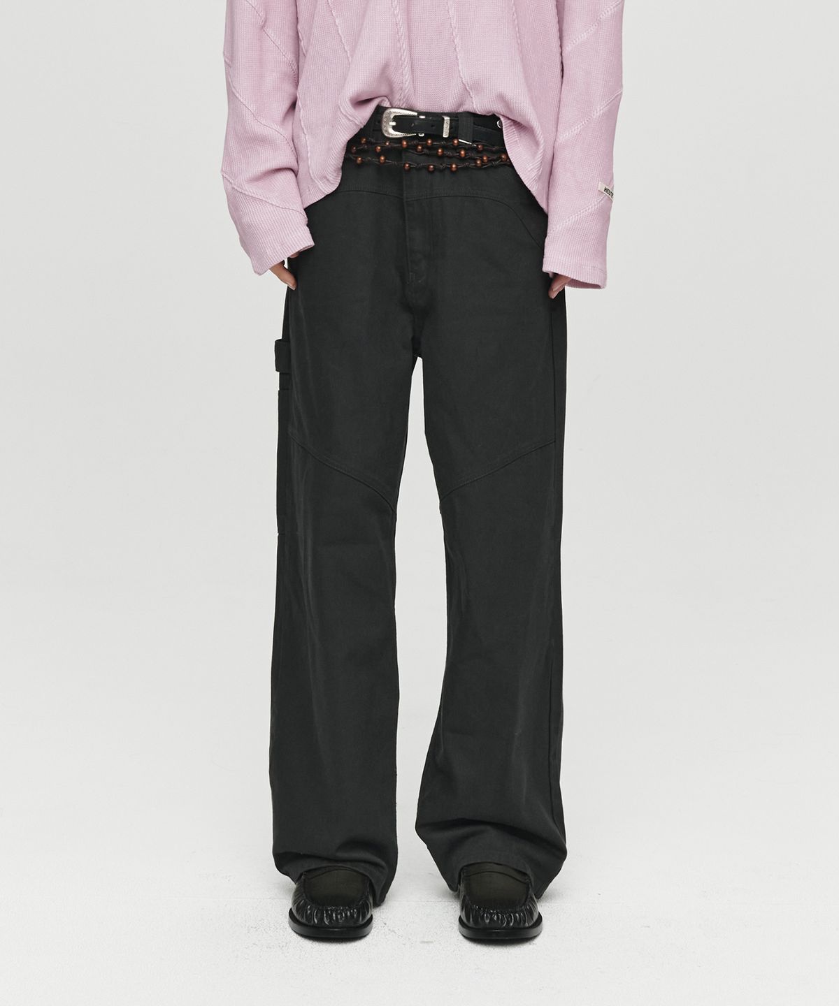 호이테(HEUTE) HET CURVE WIDE DENIM (GREY)