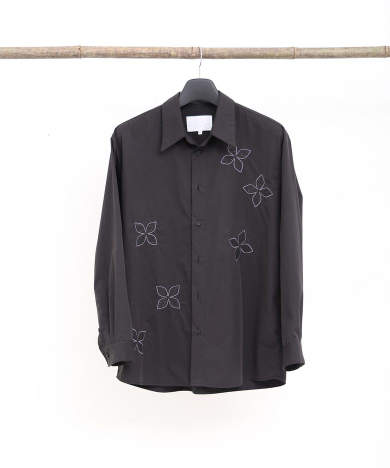 Dancing flower shirt (black)