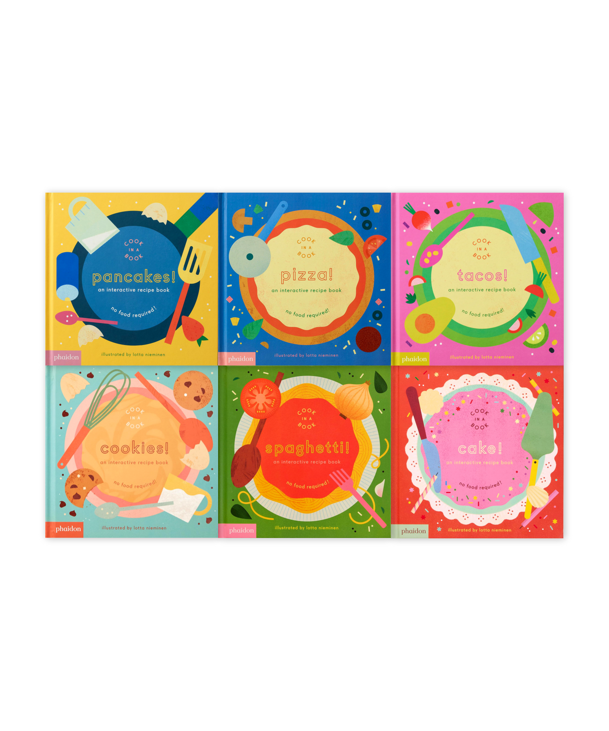 언어세상(LANGUAGE WORLD) 요리체험보드북 6종 세트 A Interactive Recipe Book
