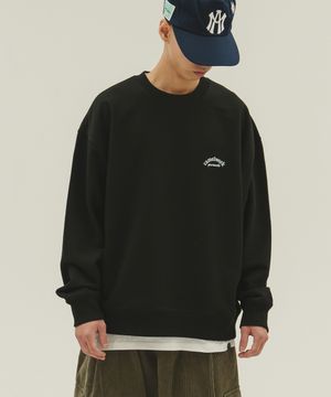 카멜 가먼트 스몰 로고 스웨트셔츠(블랙)
