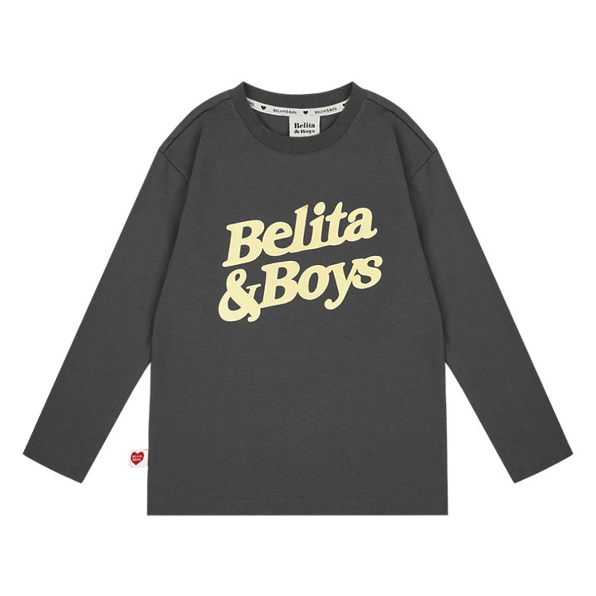 벨리타앤보이즈(BELITANBOYS) 벨리타로고 긴팔티셔츠 BK4HTL11CH