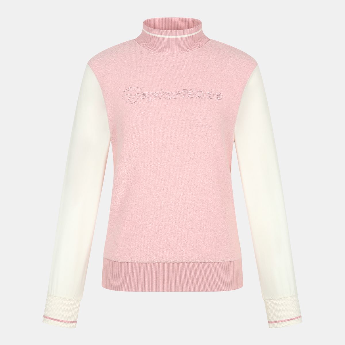 테일러메이드 어패럴(TAYLORMADE APPAREL) 여성 우븐 소매 부클 하이넥 티셔츠 TTN-81HG42-403