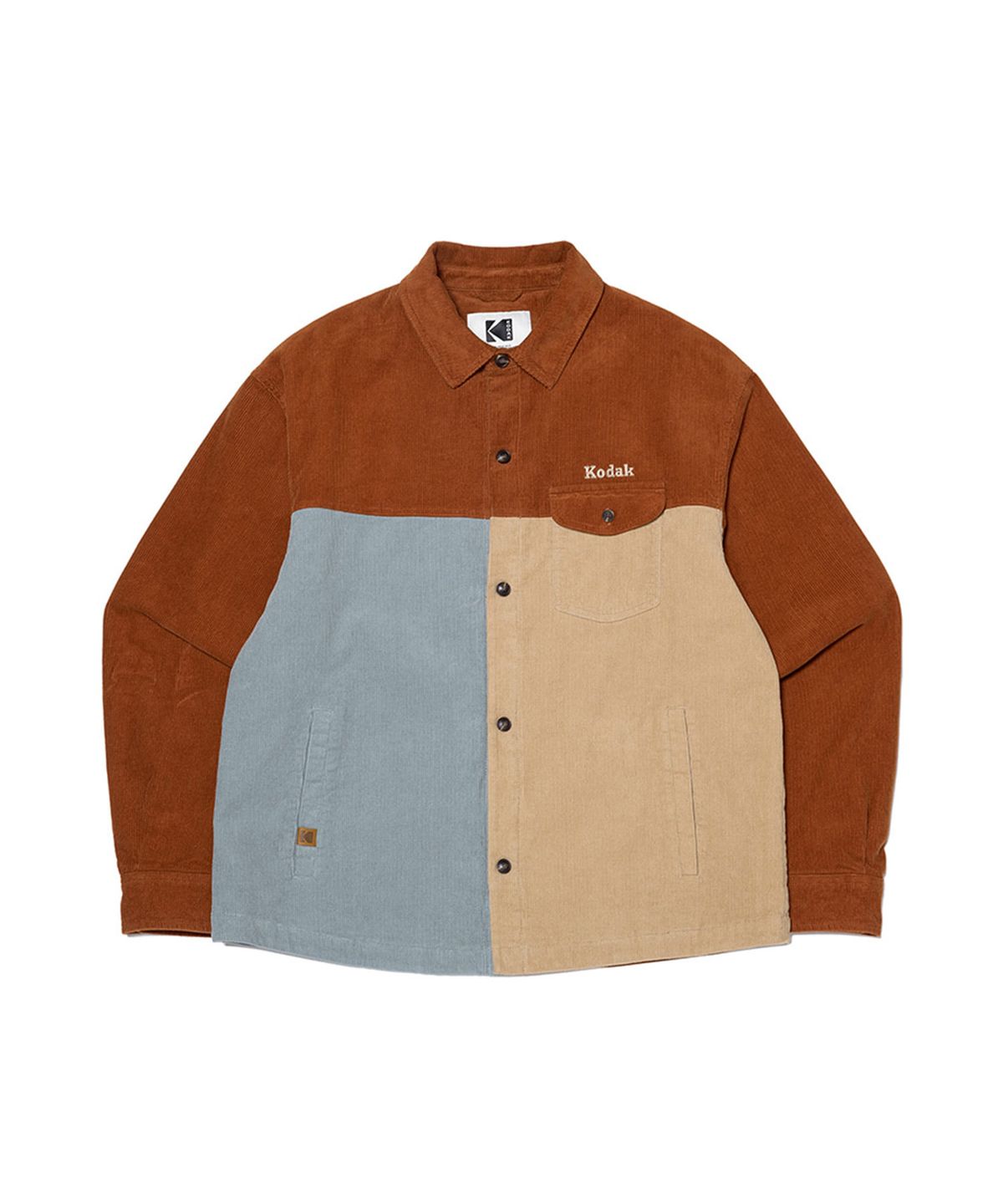 코닥(KODAK) 브라우니 패딩 셔켓 BROWN