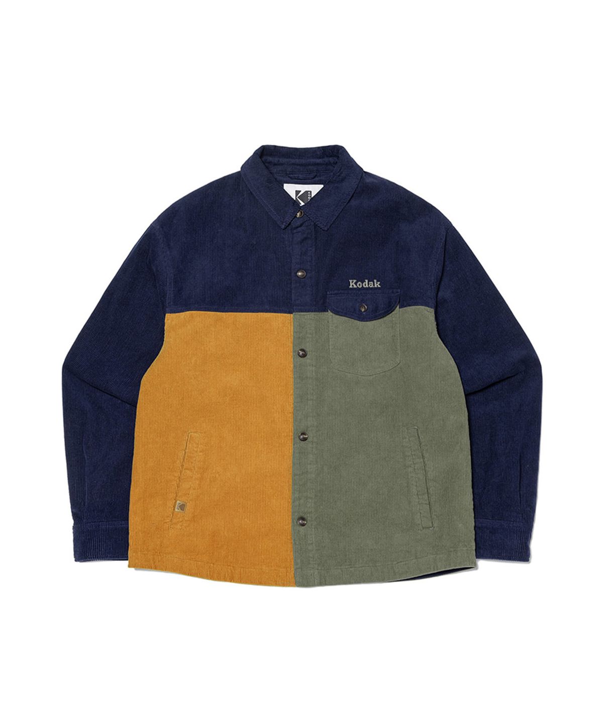 코닥(KODAK) 브라우니 패딩 셔켓 NAVY
