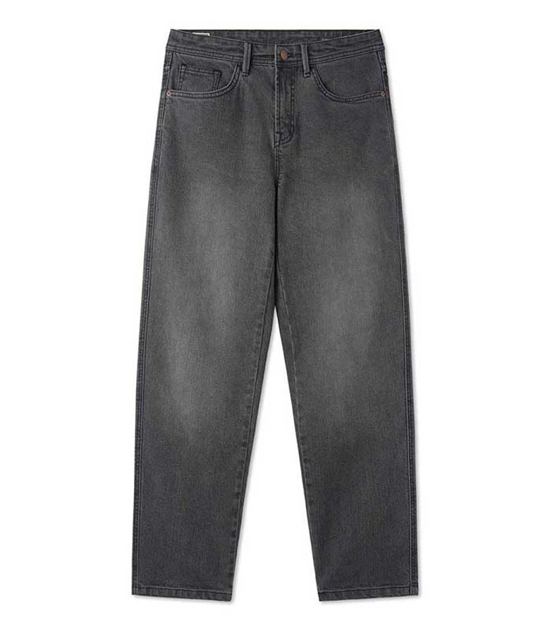 디스트로이드 테이퍼드핏 데님 팬츠 [WASHED GRAY]