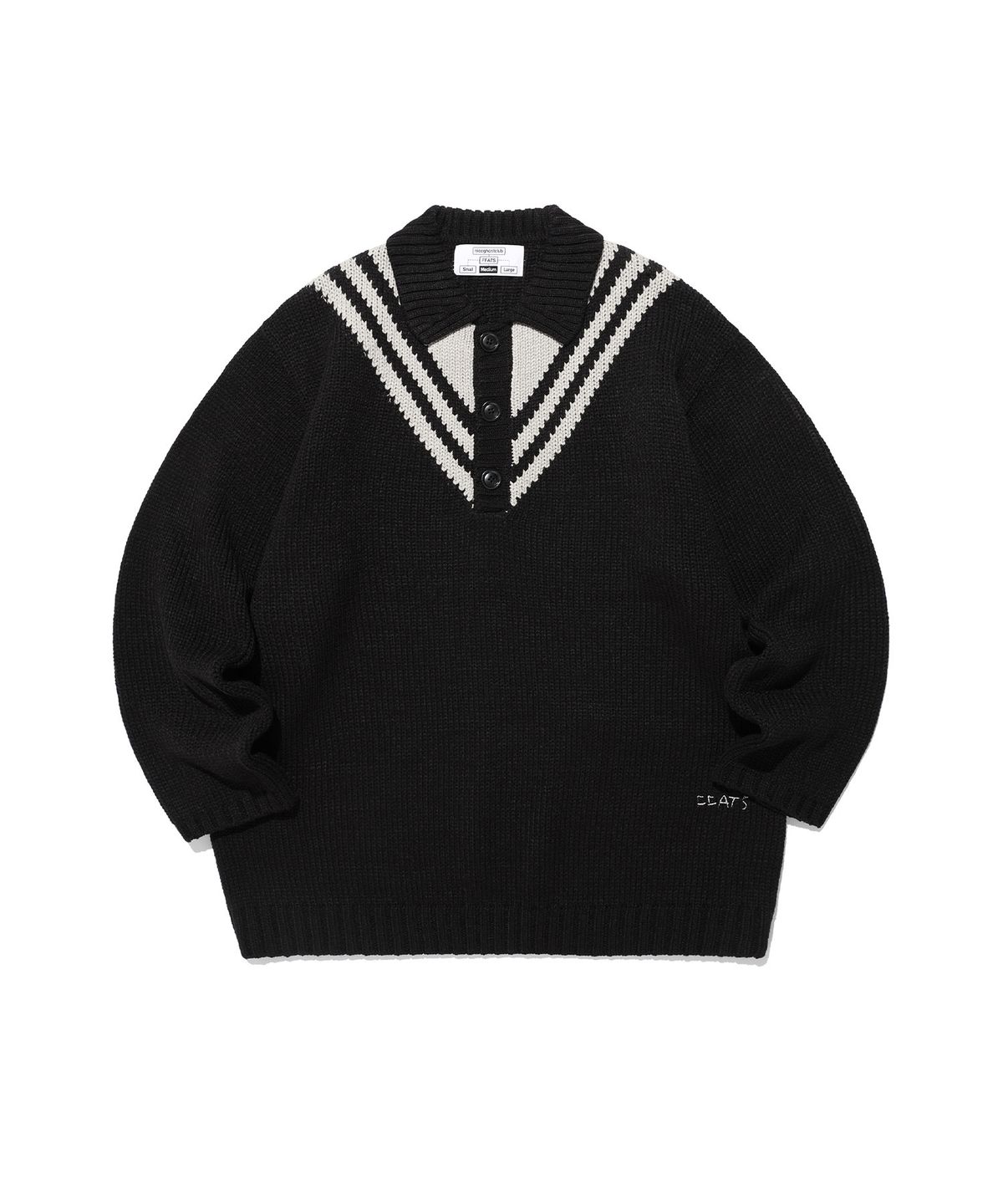 나이스고스트클럽(NICEGHOSTCLUB) FFATS SAILOR PK KNIT_BLACK(NG2EFUK640A)