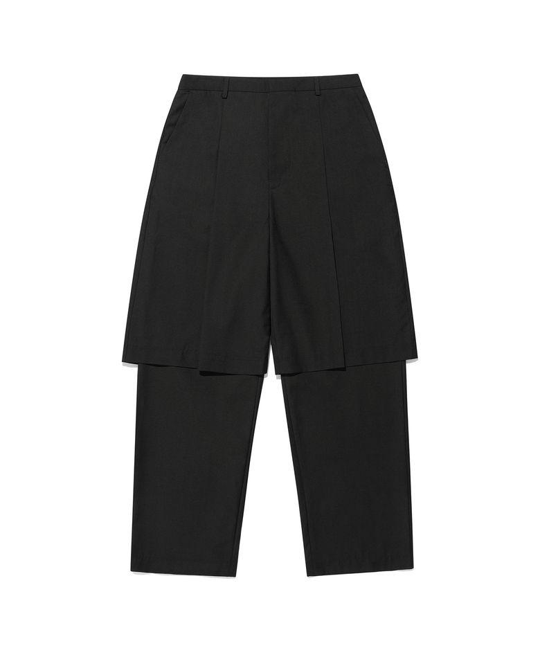 FFATS PLEATS LAYERED PANTS_BLACK(NG2EFUPA14A)