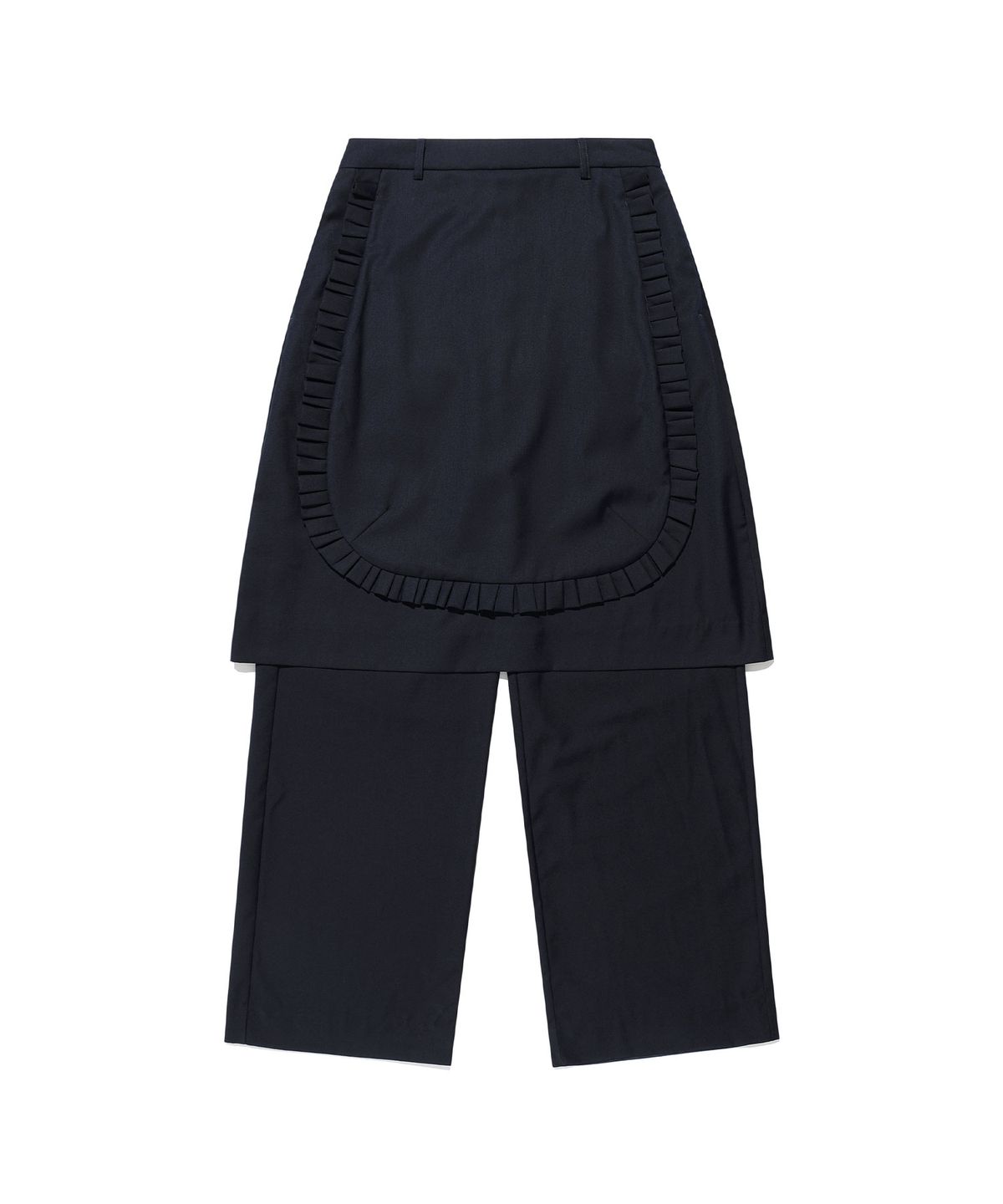 나이스고스트클럽(NICEGHOSTCLUB) FFATS FRILL LAYERED SKIRT PANTS_NAVY(NG2EFUPA15A)