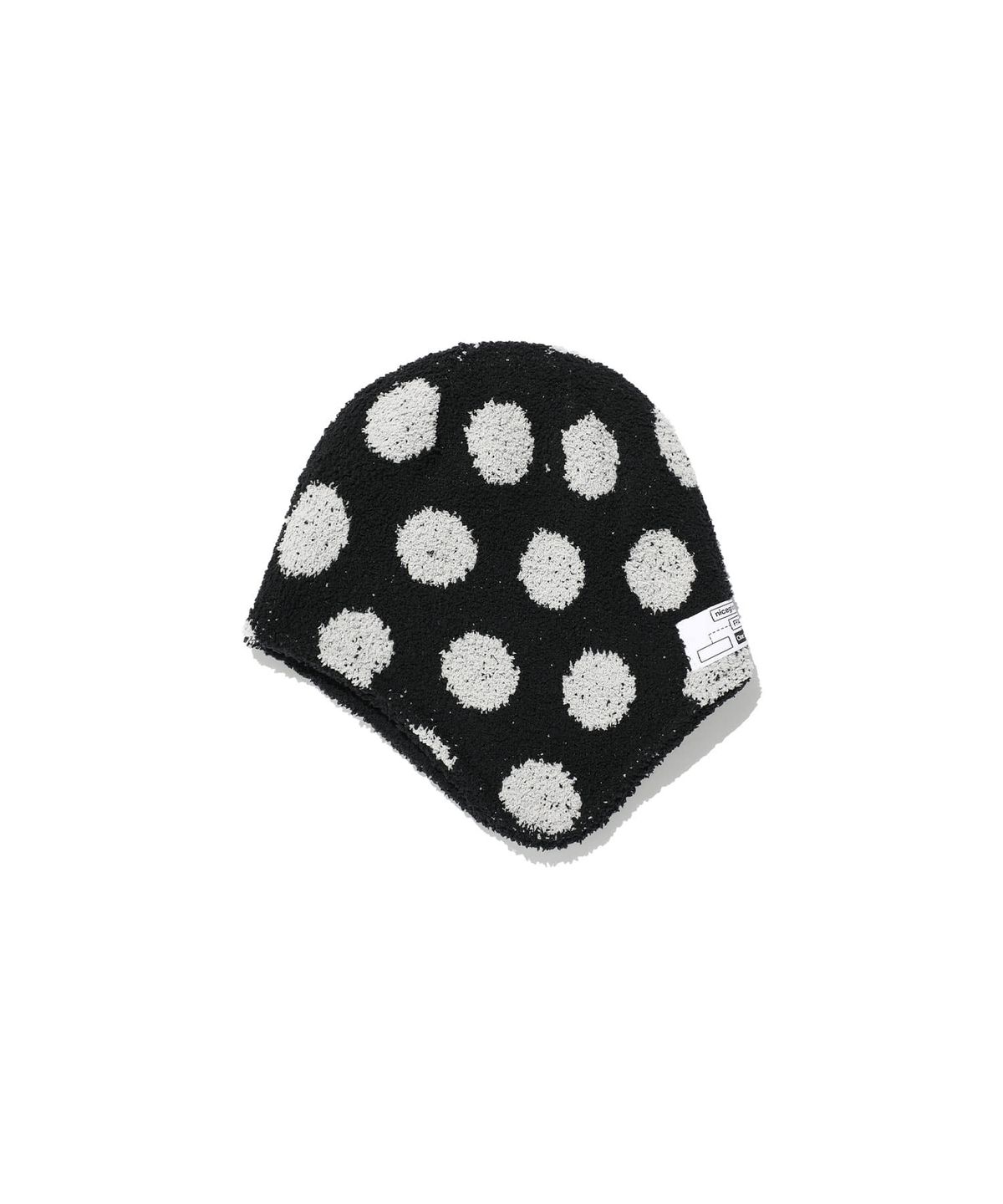 나이스고스트클럽(NICEGHOSTCLUB) FFATS DOT EARCAP BEANIE_BLACK(NG2EFUAB25A)