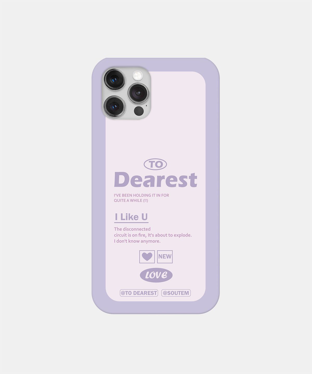 소유템(SOUTEM) Dearest Phone Case_Hard