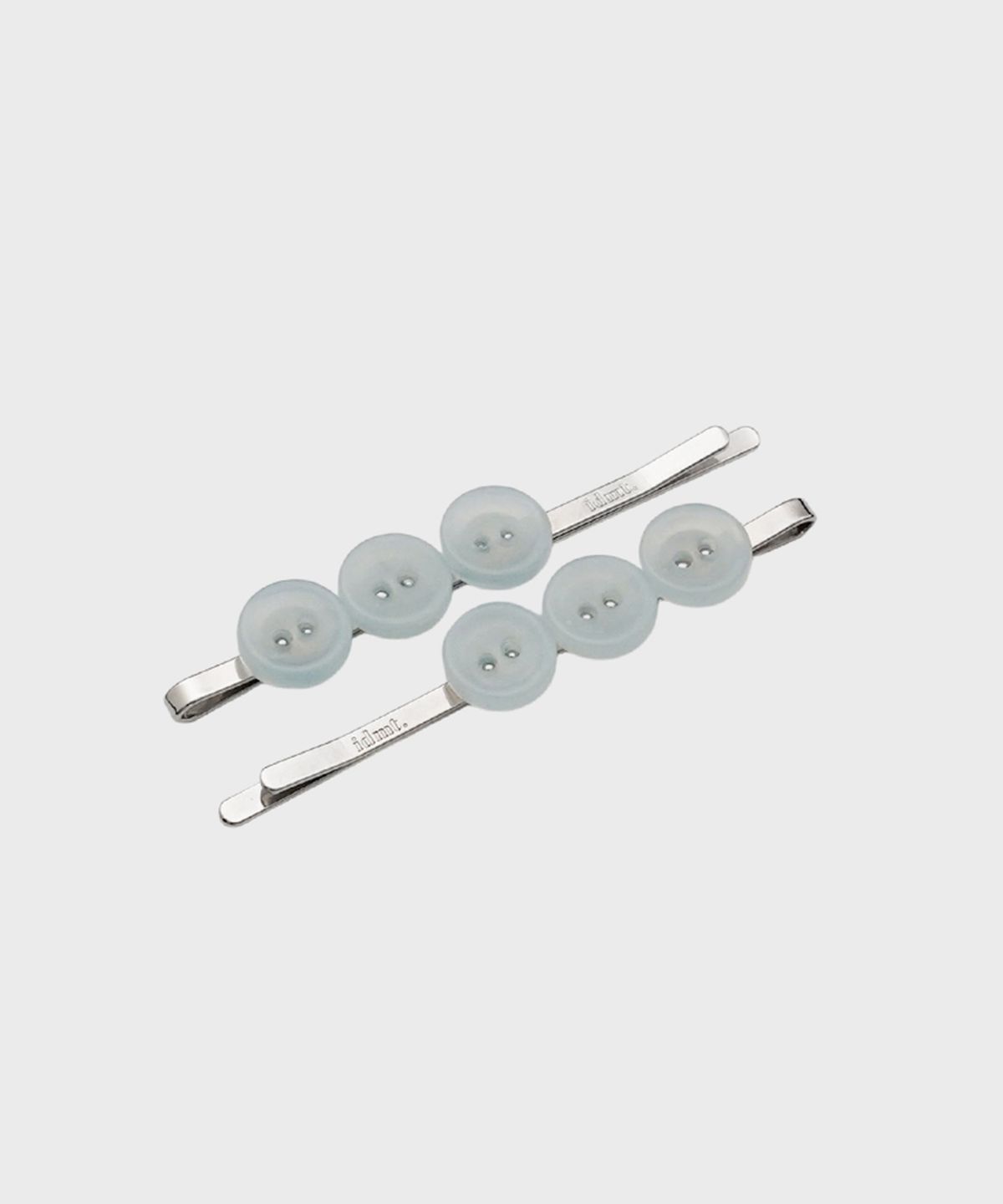 잇더즌매터(IT DOESN'T MATTER) [2 pack] Button bobby pin (Blue)