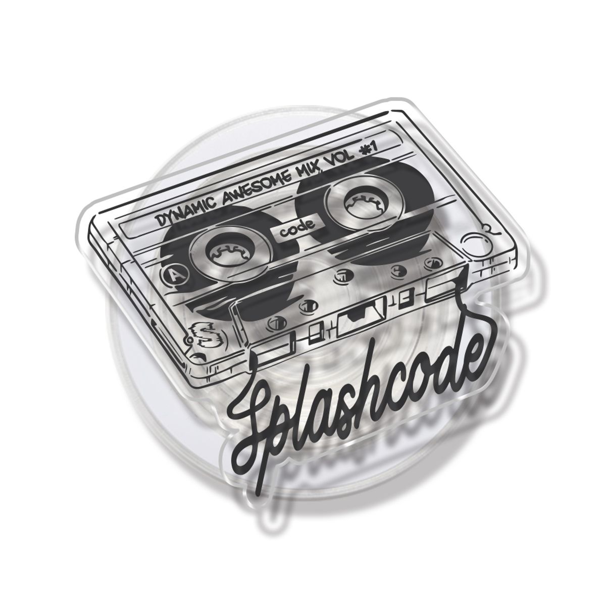 스플래시코드(SPLASHCODE) 맥세이프 클리어톡 - 믹스테잎(Mixtape)
