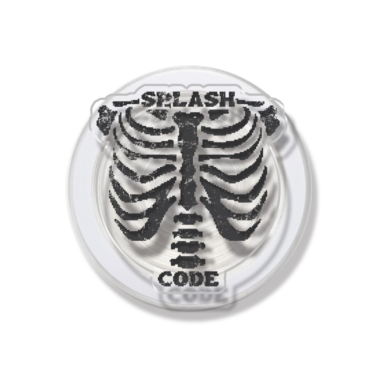 스플래시코드(SPLASHCODE) 맥세이프 클리어톡 - 스켈레톤(Skeleton)