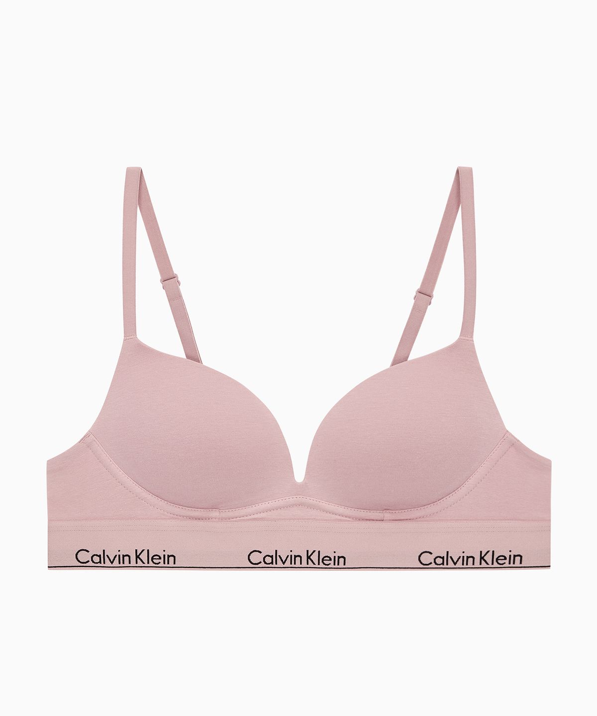 캘빈클라인 언더웨어(CALVIN KLEIN UNDERWEAR) 여성 아이콘 코튼 모달 AF 푸쉬업 브라_QF7623ADTQO