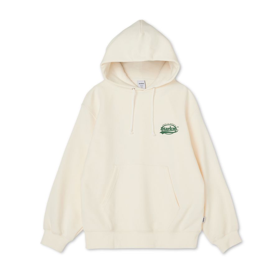 MUSINSA | MARKM MARKM SWING LOGO HOODIE-IVORY