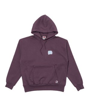 화이트라벨 월 아트 후드 티셔츠 퍼플