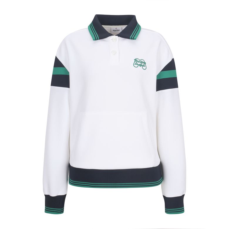 Knit Half Zip up T shirts_OFF-WHITE
