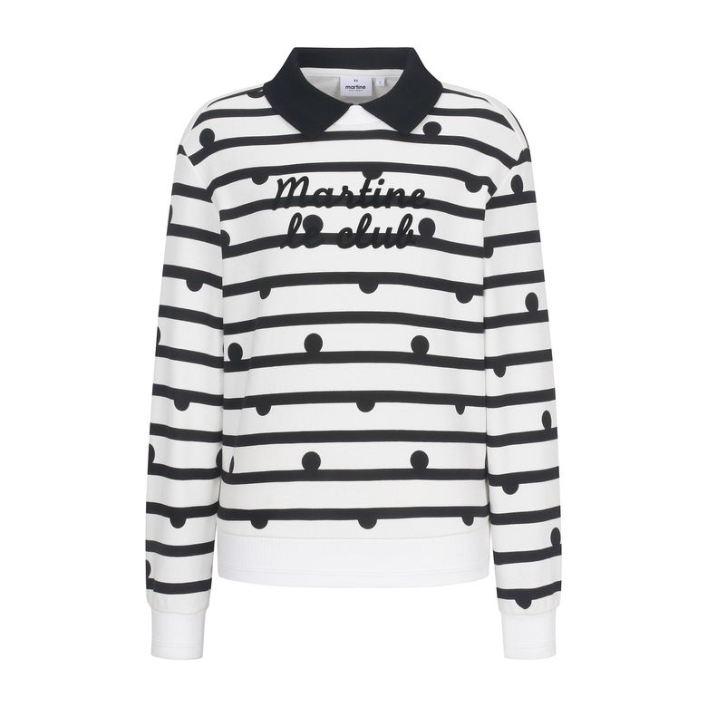 Dot Stripe Blouson T shirts_OFF-WHITE