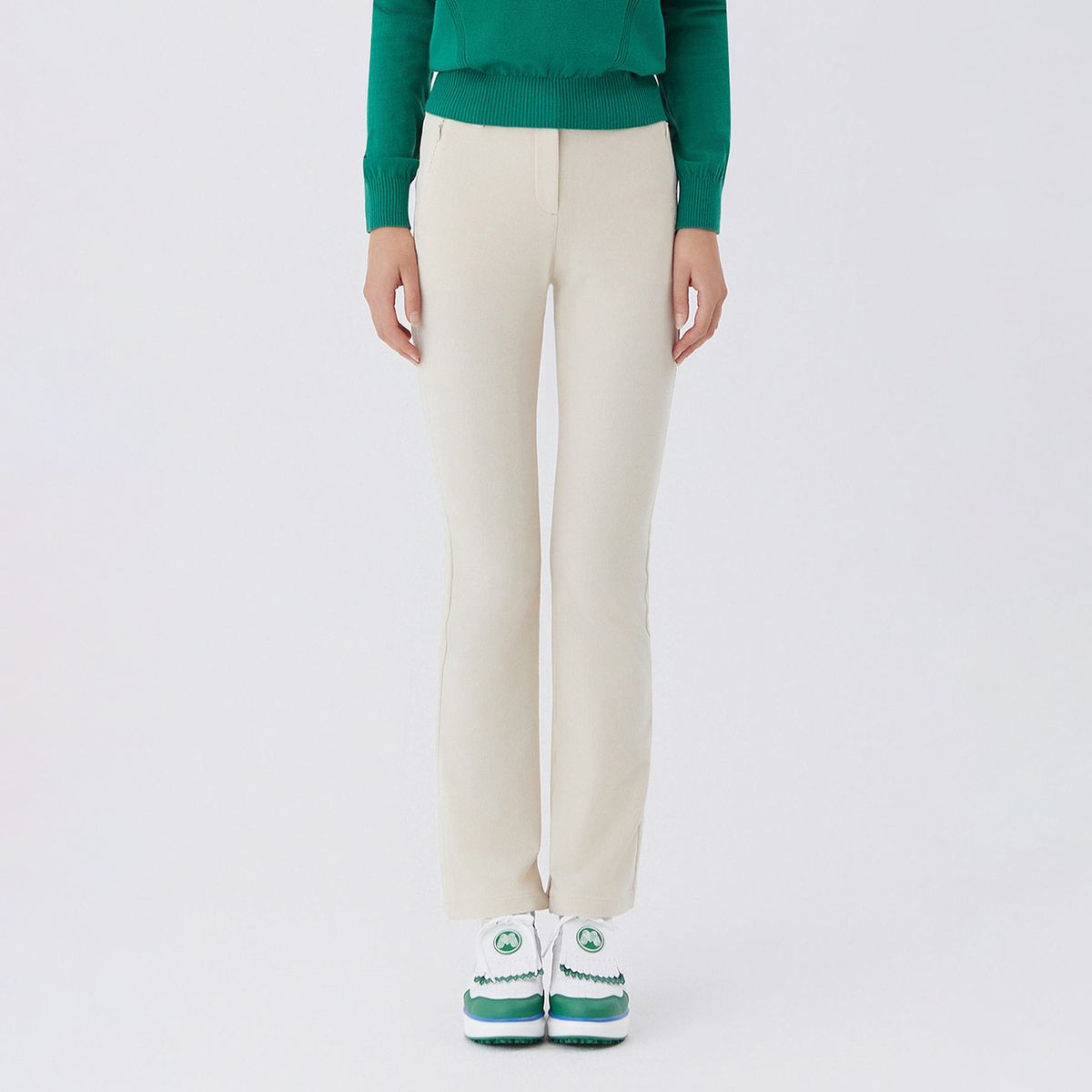 마틴골프(MARTINE GOLF) Logo Back Point Pants_L/BEIGE