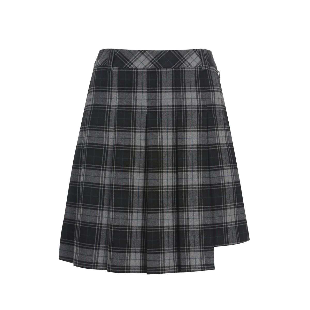 마틴골프(MARTINE GOLF) Unbalance Pleats Mid Skirts_M/GRAY