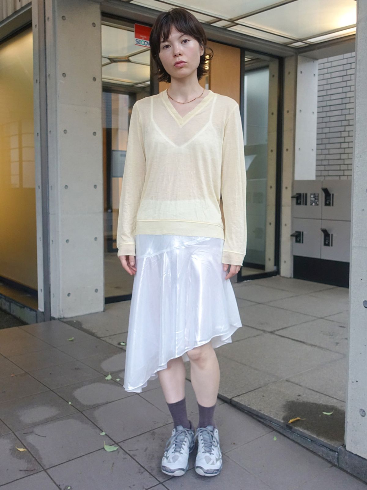 누아누(NUUANU) Biyo Skirt_Silver