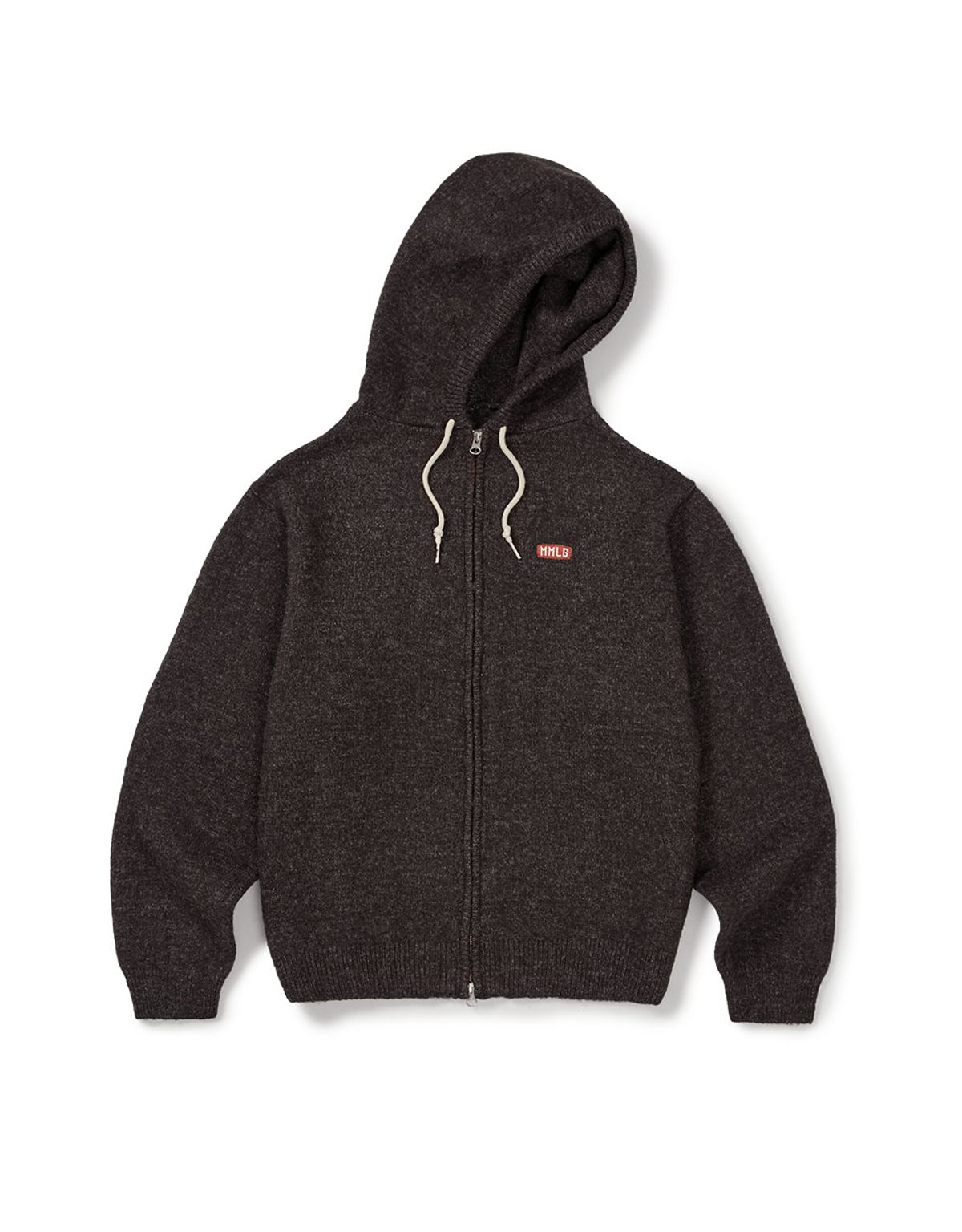 엠엠엘지(MMLG) [Mmlg] MM KNIT HOOD ZIPUP (BROWN)
