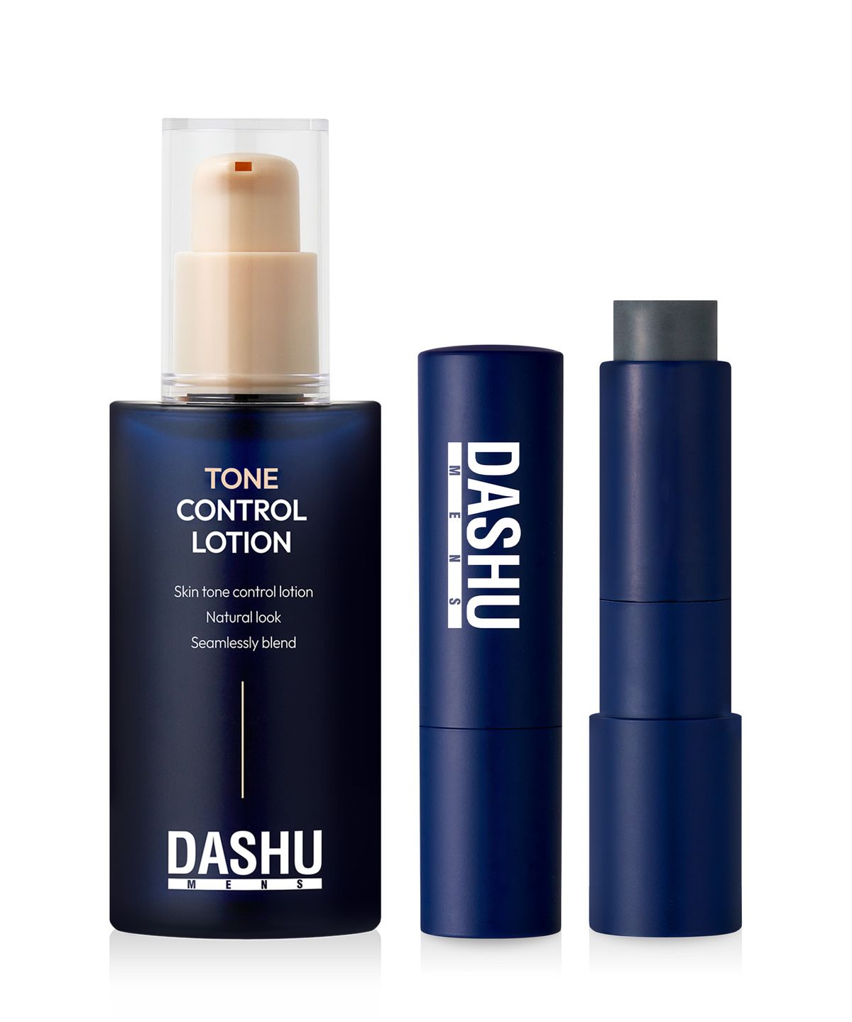 다슈(DASHU) 맨즈 톤 컨트롤 커버로션 65ml + 맨즈 컬러 체인지 모이스처 립밤