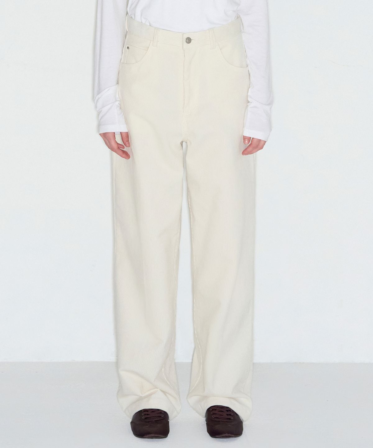 락케이크(ROCKCAKE) Mia Corduroy Pants - Ivory