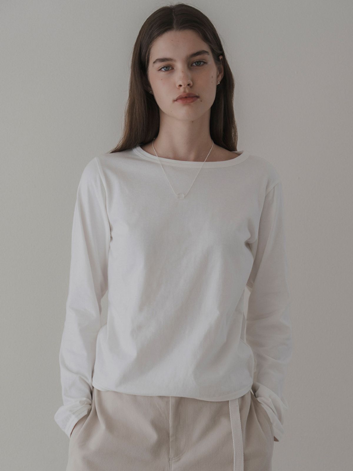 더미튼(THEMITTEN) Earl grey t-shirt (white)
