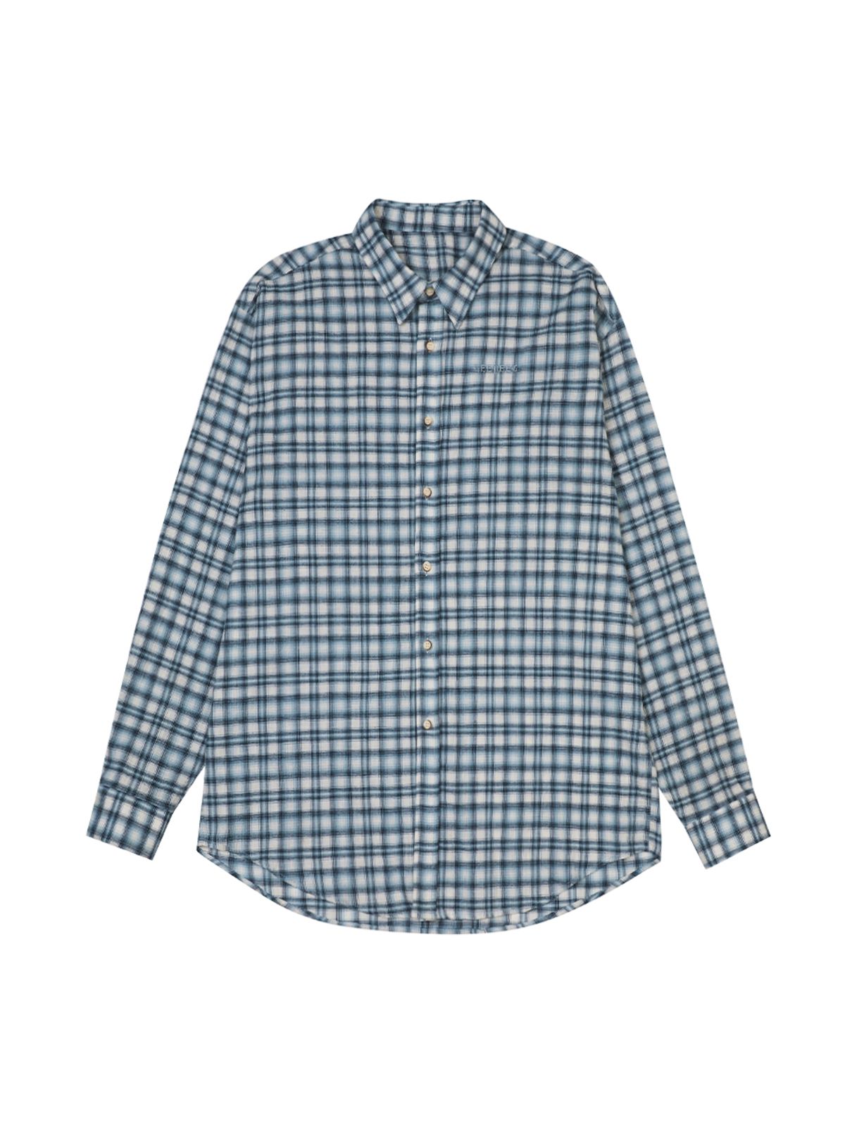 와이이이엘(YEEL) OVERSIZED OUTWEAR SHIRT BLUE