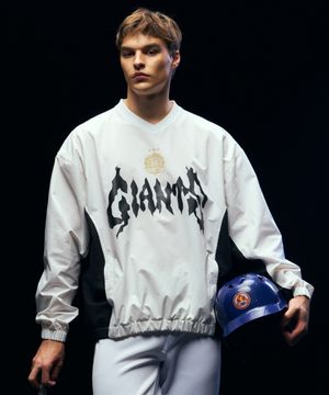 자이언츠 웜업 풀오버 (White)