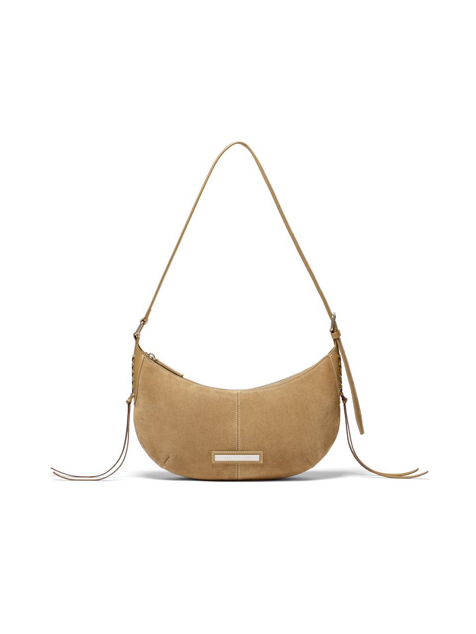 ★MATIN KIM ★ HALF MOON SUEDE LEATHER HOBO BAG MUSINSA | MATIN KIM HALF MOON SUEDE LEATHER HOBO BAG IN KHAKI