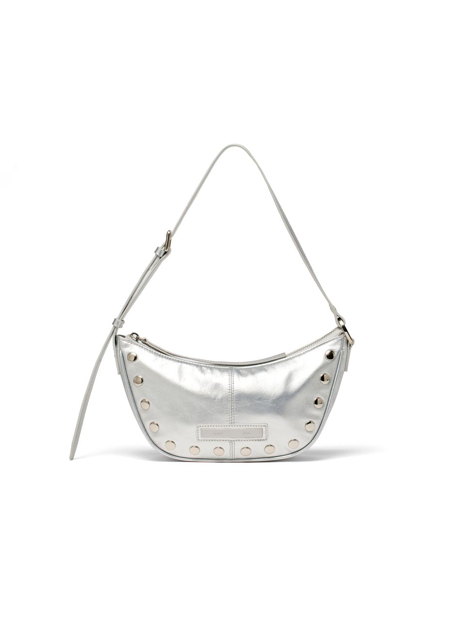 ★Matin Kim★STUD LEATHER SHOULDER BAG★大人気★ MUSINSA | MATIN KIM STUD LEATHER SHOULDER BAG IN SILVER